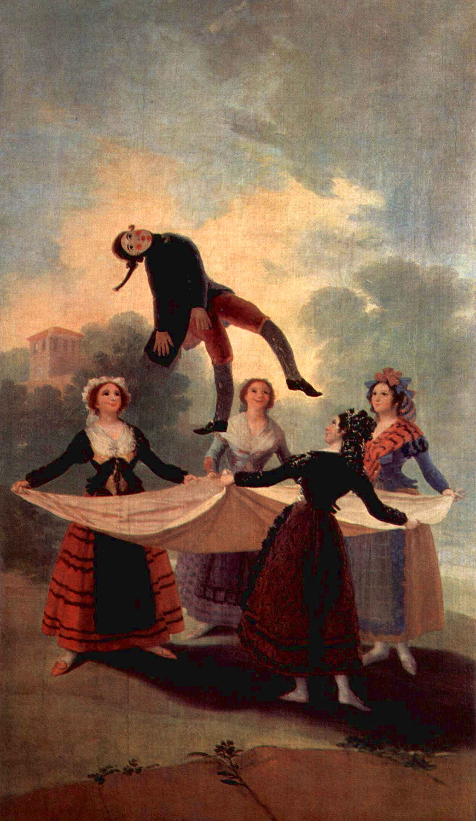 Francisco de Goya Entwufe fudie Wandteppiche zur Ausschmukung der Koigl